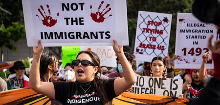 Eine verschärfte Migrationspolitik bleibt nicht unwidersprochen:...