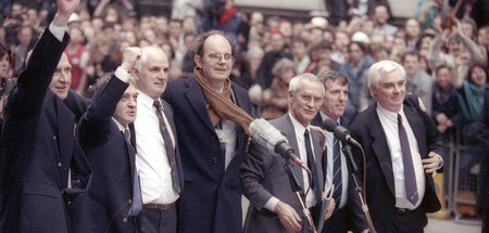 Die »Birmingham Six«: John Walker, Patrick Hill, Hugh Callaghan,...