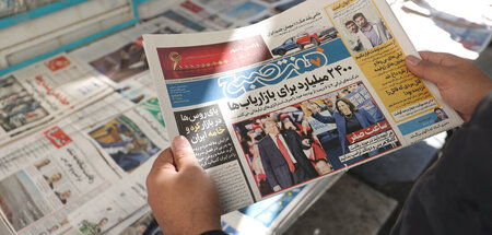 Iranische Berichterstattung am Tag nach der Wahl von US-Präsiden...