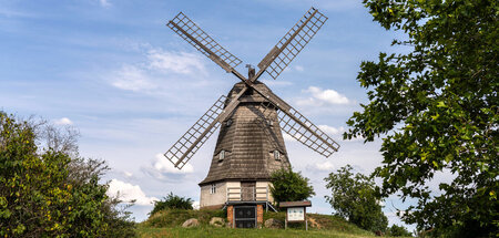 Mahlt langsam: Mühle in Jerichow im Jerichower Land