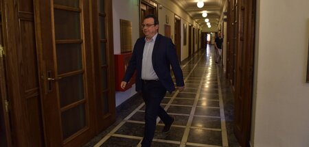 In der griechischen Politik kein Unbekannter: Sokratis Famellos