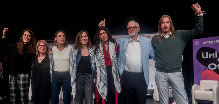 Neue Projekte machen. Vertreter der European Left Alliance und J... Neue Projekte machen. Vertreter der European Left Alliance und J...