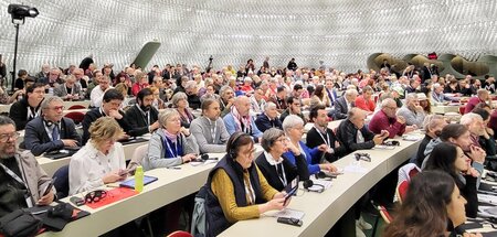 Unter der Kuppel des Espace Niemeyer versammelten sich über 300 ...