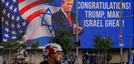 In Israel gibt es nicht wenige, die sich über Trumps Wahlsieg ge...