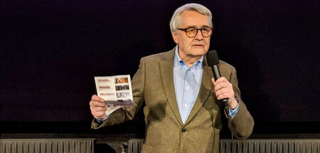 Bis zuletzt aktiv: Fritz Edlinger bei der Eröffnung der Palästin... Bis zuletzt aktiv: Fritz Edlinger bei der Eröffnung der Palästin...