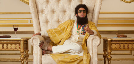 Who’s bad? Admiral-General Aladeen (Sacha Baron Cohen)