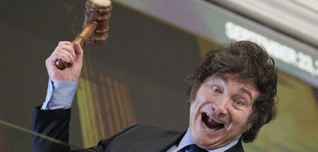 Gesichter der Klassenherrschaft: Der argentinische Präsident Jav... Gesichter der Klassenherrschaft: Der argentinische Präsident Jav...