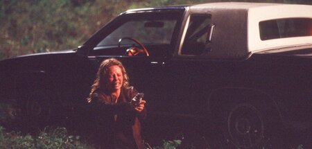Charlize Theron als Aileen Carol Wuornos, die erste Serienmörder...