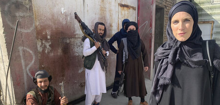 Clarissa Ward in Kabul (18.8.2021)