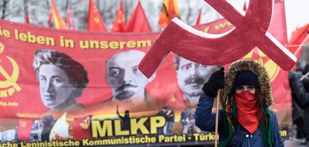 Die MLKP ist auch auf der jährlichen Luxemburg-Liebknecht-Demons...