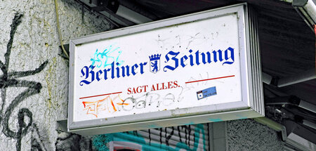 Der Verleger der Berliner Zeitung, Holger Friedrich, steht unter...