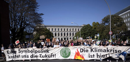 Demonstration für besseren Klimaschutz in Berlin im September 20...