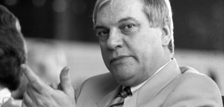 Helmut Schäfer als Staatsminister im Auswärtigen Amt (13.3.1987)