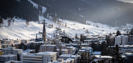 Davos, da wo 's Weltwirtschaftsforum ist. (1.15.2024)