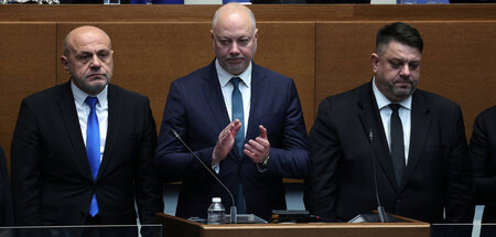 Wie lange diese Koalition wohl hält? (Sofia, 16.1.2025)