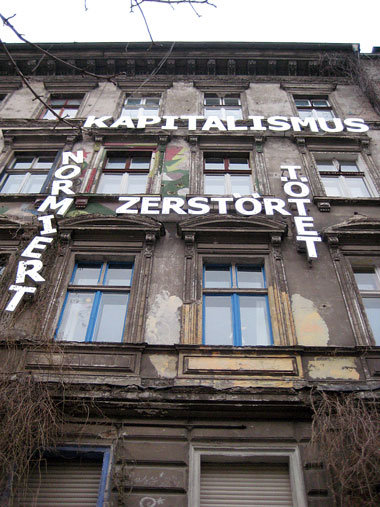 Der Prenzlauer Berg kommentiert sich selbst (in der Kastanienall...