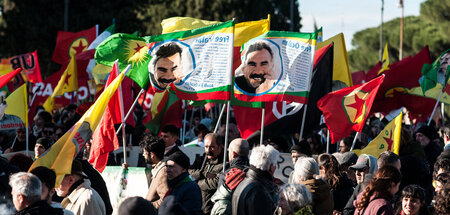 Demonstranten in Rom
