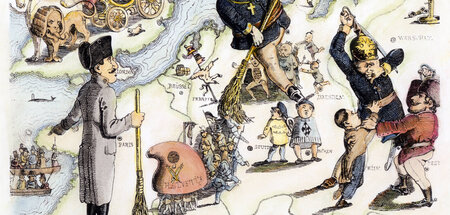 Revolutionäre aller Länder, flieht in die Schweiz. Den europäisc...