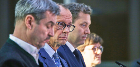 Alte Gesichter, neue Konstellation: Markus Söder, Friedrich Merz...