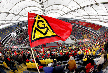 Frankfurter Arena am Samstag: IG-Metall-Spitze macht Wahlkampf f... Frankfurter Arena am Samstag: IG-Metall-Spitze macht Wahlkampf f...