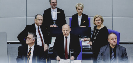 Gregor Gysi am Dienstag als Alterspräsident des Bundestages