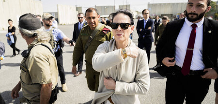 Wertegeleitet: Annalena Baerbock besichtigt den israelischen Gre...