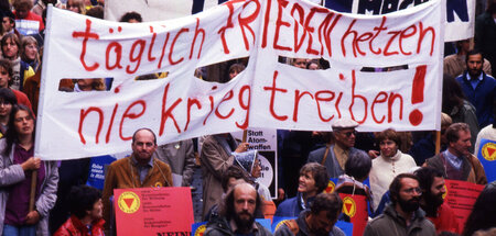 Andere Zeiten: Über 300.000 Menschen protestierten am 10. Oktobe...