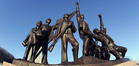 Das Mahnmal von Fritz Cremer in der Gedenkstätte Buchenwald