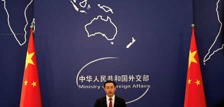 Chinas Außenministeriumssprecher Lin Jian: »Wir weichen nicht zu...