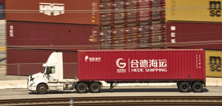 Plötzlich sackteuer: Ein Container mit – an Sicherheit grenzende...