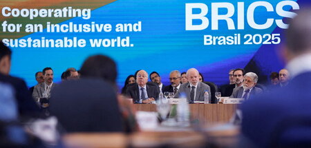 Nicht ohne Widersprüche: Der brasilianische Präsident Luiz Ináci...