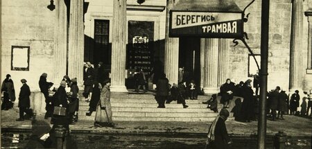 Allerorten Massen. Stefan Zweig beeindruckte in Moskau vor allem...