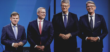 Konservative Ministerriege: Wadephul, Wildberger, Schnieder und ...