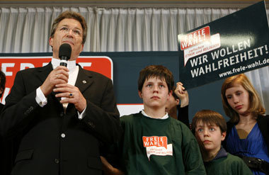 Mit Wahlfreiheit für konservative Werte: Schüler sollten in Berl...