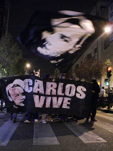 Solidaritätsdemo für Carlos Palomino Solidaritätsdemo für Carlos Palomino