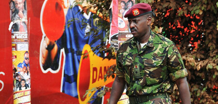 Muhoozi Kainerugaba ist für seine Ausfälle bekannt (Kampala, 12....