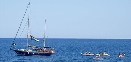 Kleines Boot mit großer Mission: Gazas Blockade durchbrechen (1....