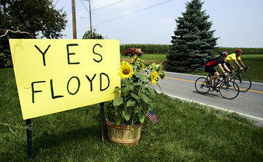 »Was hatte der strahlende Sieger Floyd Landis intus, als er bei ...