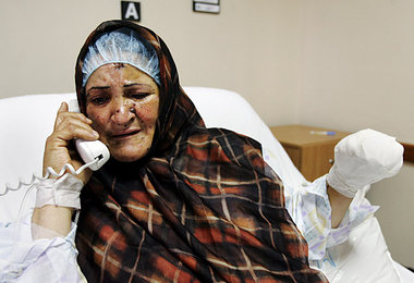 Die Libanesin Radiah Shalto, 54, erfuhr am Freitag im Beiruter R...