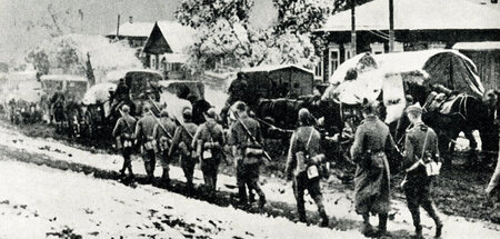 Verbrecherische Wehrmacht. Deutsche Truppen im Dezember 1941 in ...