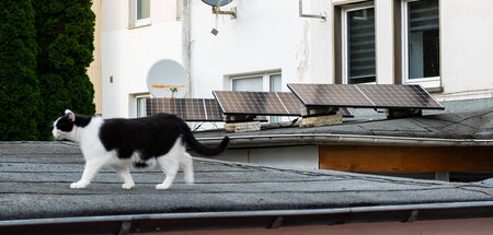 Größer wäre besser: Solarpaneele auf einem Dach in Wuppertal