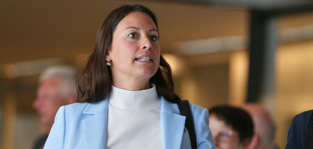 Alles erschwindelt? Caroline Bosbach (CDU) im Bundestag in Berli...