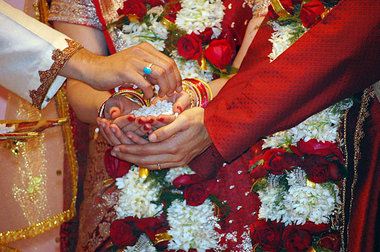 Hochzeit in Indien: Eine Angelegenheit, bei der die Brautleute s...