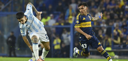 Siegen kann man auch verlernen: Boca Juniors (Milton Delgado, r....