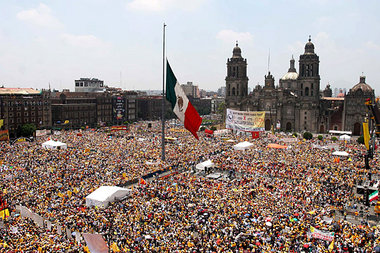 Mexiko-Stadt am Sonntag: Mehr als eine Million Wähler fordert di... Mexiko-Stadt am Sonntag: Mehr als eine Million Wähler fordert di...