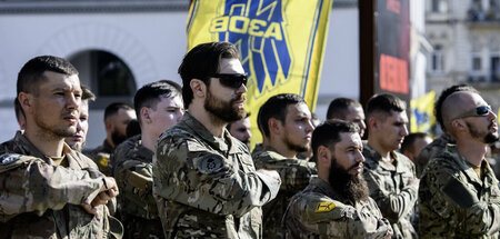 »Asow«-Militärzeremonie in Kiew (28.7.2024)