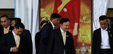 Endlich freigesprochen: Thailands Expremier Thaksin Shinawatra v...