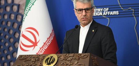 Der Sprecher des iranischen Außenministeriums Esmaeil Baghaei am...