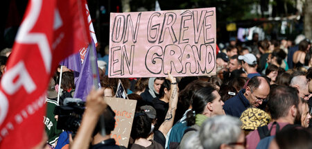 »Wir streiken groß«: Schon vergangene Woche folgten Zehntausende...