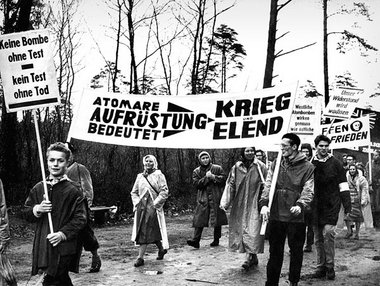 Hamburger »Ostermarsch« nach Schneverdingen (18.4.1960)